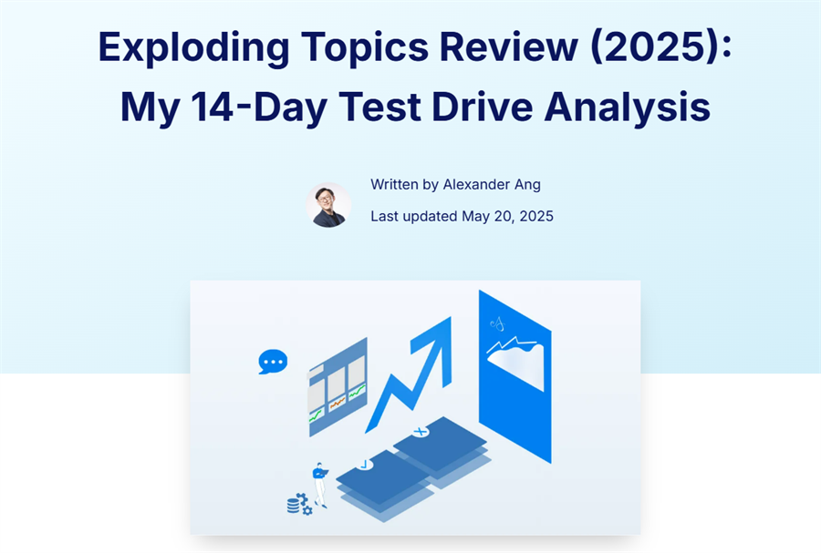 Blog article with named senior author byline