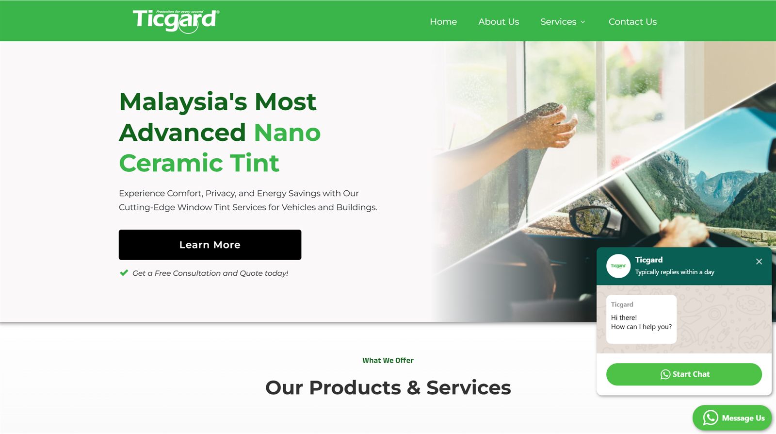 Ticgard website